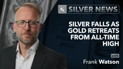 frank watson headshot in front of silver bullion bar