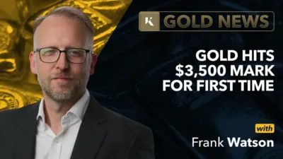 frank watson headshot in front of gold bullion bar