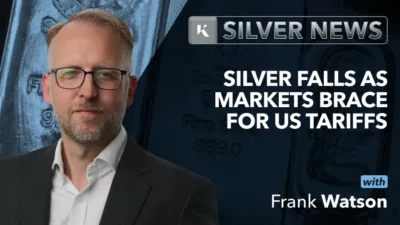 frank watson headshot in front of silver bullion bar