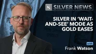 frank watson headshot in front of silver bullion bar