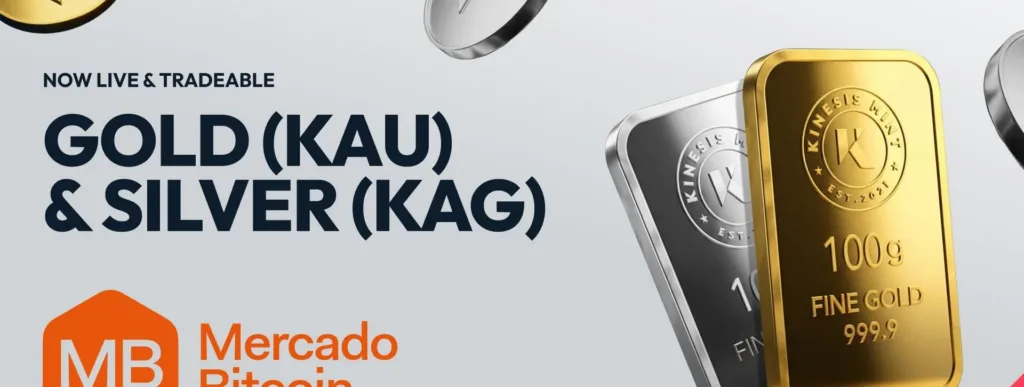 KAU and KAG now live on Mercado Bitcoin