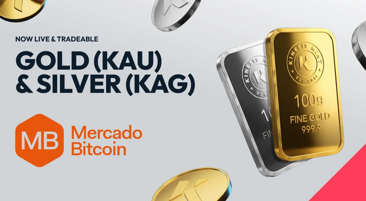 KAU and KAG now live on Mercado Bitcoin
