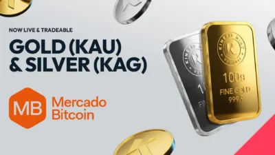 KAU and KAG now live on Mercado Bitcoin